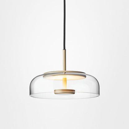 Lampa glas/guld